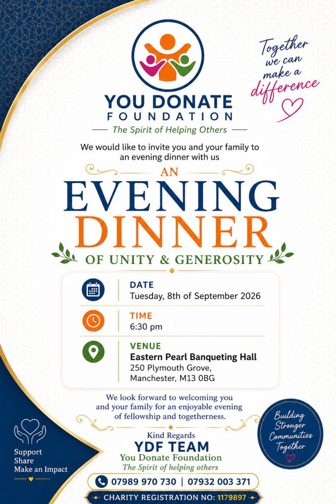 An Evening Dinner of Unity and Generosity